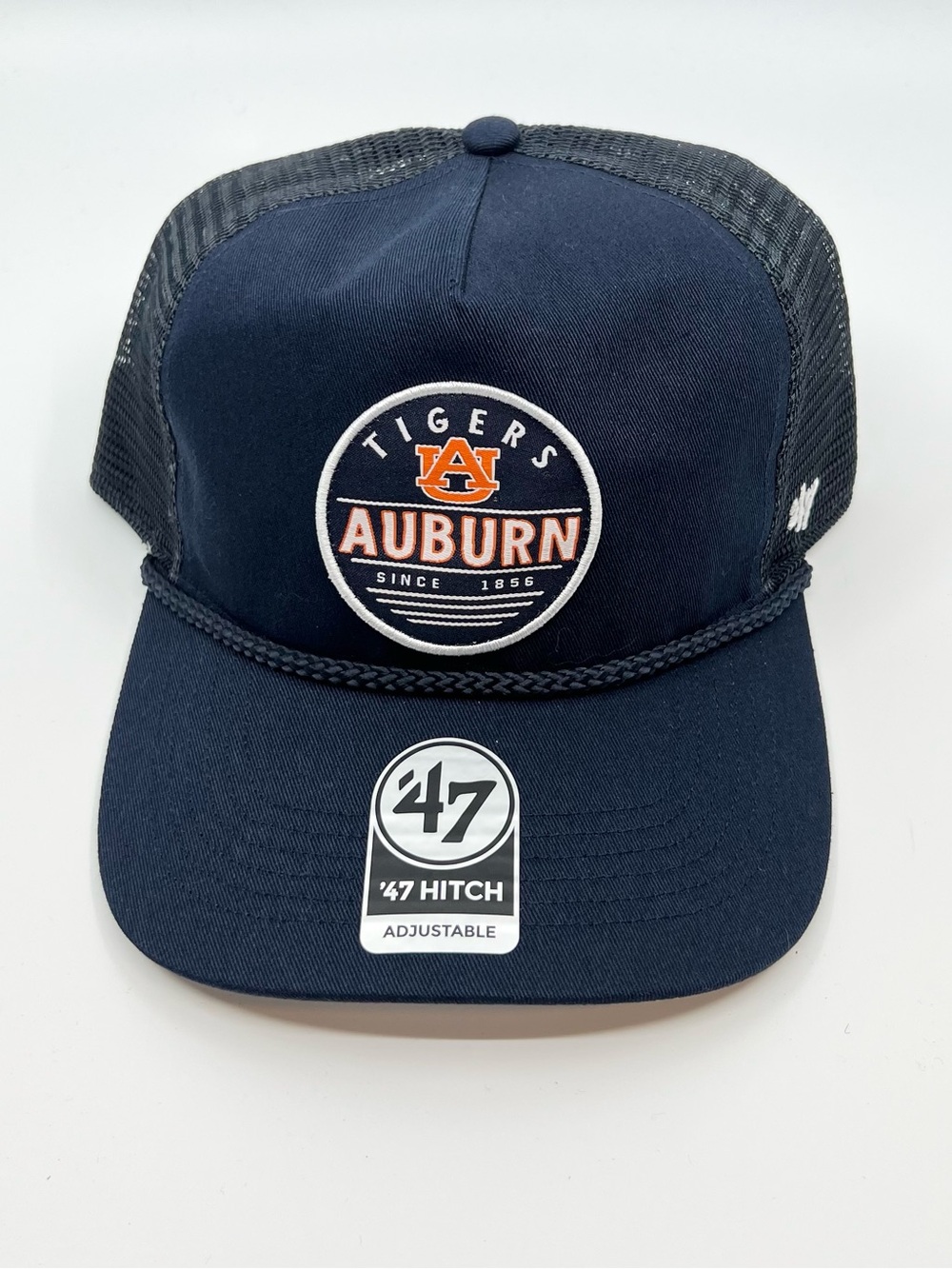 Auburn Tigers 47 Brand Hitch Rope Snapback Adjustable Hat Blue Mesh Back - NEW